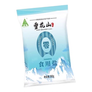 雪花山优级零添加湖盐300g正品