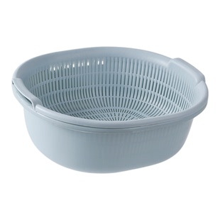 双层塑料洗菜盆厨房大号水果篮菜篮家用洗菜沥水篮水果盘菜篓篮子