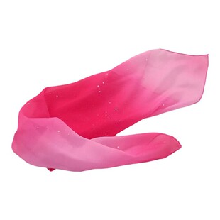 渐变色雪纺纱巾舞蹈手绢花正方形考级丝帕跳广场舞方巾扭胶州秧歌