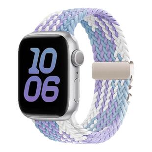 适用iWatch10手表带降伞扣编织applewatchS11/9/8/7/6代尼龙编织弹力苹果手表运动ultra男女款智能配件表带潮