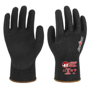 新标六级防割手套防划伤透气防滑安保特训夺刀安防加钢丝黑色批发