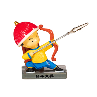 宫廷宝贝故宫文创射手大兵笔筒便签夹桌面摆件生日礼物官方旗舰店