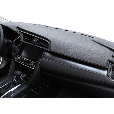 汽车仪表台避光垫亚麻