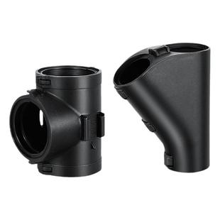 塑料波纹管软管接头三通尼龙y型穿线管卡扣可开口线管变径T型锁扣