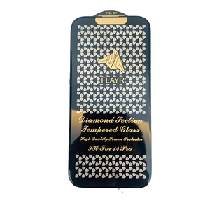 适用于苹果iPhone16钻石钢化膜高清加厚17ProMax玻璃膜斜边膜15Pro防爆膜高透耐刮耐磨14防摔保护膜前屏膜13