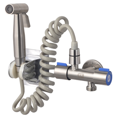 角阀一进二出双控开关三通马桶