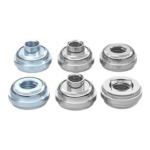 304不锈钢/镀锌 浮动压铆螺母自锁扣锁紧调节螺丝帽AS LAS AC LAC