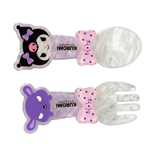 正版三丽欧美乐蒂酷洛米儿童发夹童趣勺子叉子碎发夹侧夹边夹发饰