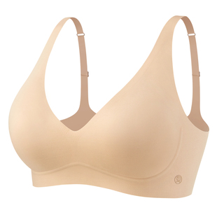 粉底液果冻条文胸肤色隐形无痕内衣女士小胸聚拢防下垂收副乳胸罩