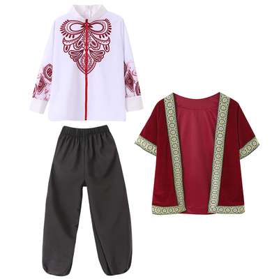 维吾尔族儿童男童新疆舞蹈演出服