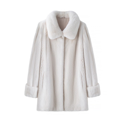 海宁皮草整貂水貂年轻款貂皮外套