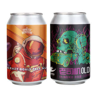 【尝鲜】梦想酿造经典BI喝系列老司机小目标2瓶/罐组合精酿啤酒