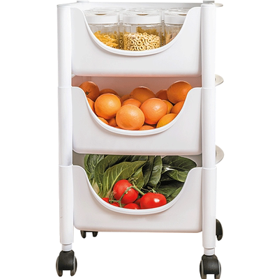 单层意大利厨房多色置物架子