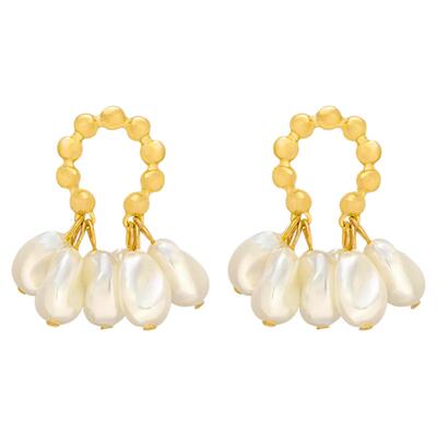 高级感珍珠耳环小众设计耳钉