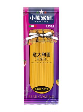 小熊驾到儿童速食意面劲道爽滑