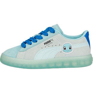 Puma/彪马正品Suede Classic Squirtle大童低帮板鞋387417-01