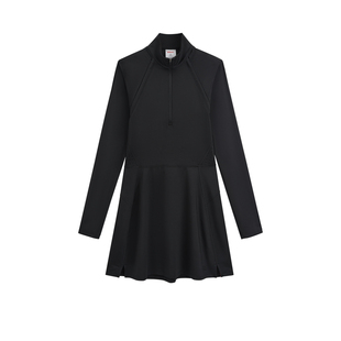 Wilson威尔胜官方春季女士内里磨毛亲肤可拆卸坎肩紧身网球连衣裙