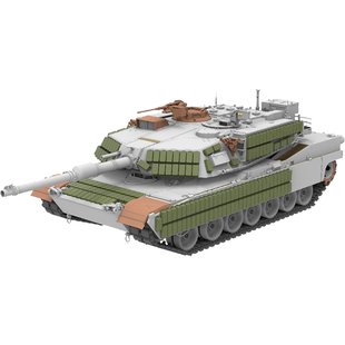 恒辉 麦田 RM5106 1/35 M1A1 主战坦克 2选1 附爆反装甲 拼装模型