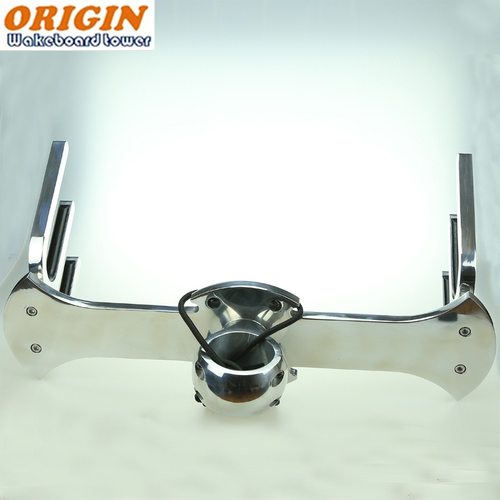 游艇船舶铝制抛光蝙蝠滑水塔滑水板存放游艇船舶铝制支架OWT-SKII