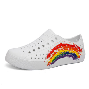 洞洞鞋女款夏外穿凉鞋防滑透气情侣海边沙滩鞋男防水雨鞋医护士鞋