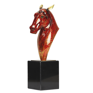 马首是瞻全铜马首摆件电视柜橱柜办公室饰品领导升迁送礼开业礼品