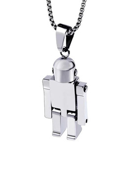 朋克风机器人宇航员吊坠肖战同款