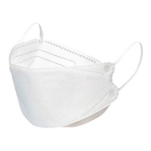 KN95级鱼嘴口罩网红3D立体黑白新款成人一次性四层柳叶形时尚口罩