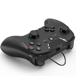 电脑游戏手柄有线pc手柄黑悟空震动宏背键switch笔记本电视双人3m