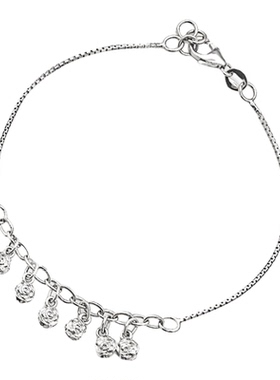 流苏玫瑰手链925纯银精致气质女