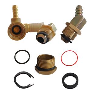 货车气路接头胶圈大全法士特变速箱12档高低速气管接头密封垫卡子