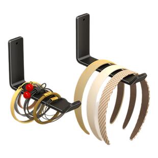 卫生间发圈收纳挂钩免打孔强力粘胶挂杆皮筋头绳发箍首饰品收纳架