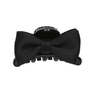 小号布艺蝴蝶结侧边抓夹夹子双面发卡高级感前额碎发夹迷你刘海夹