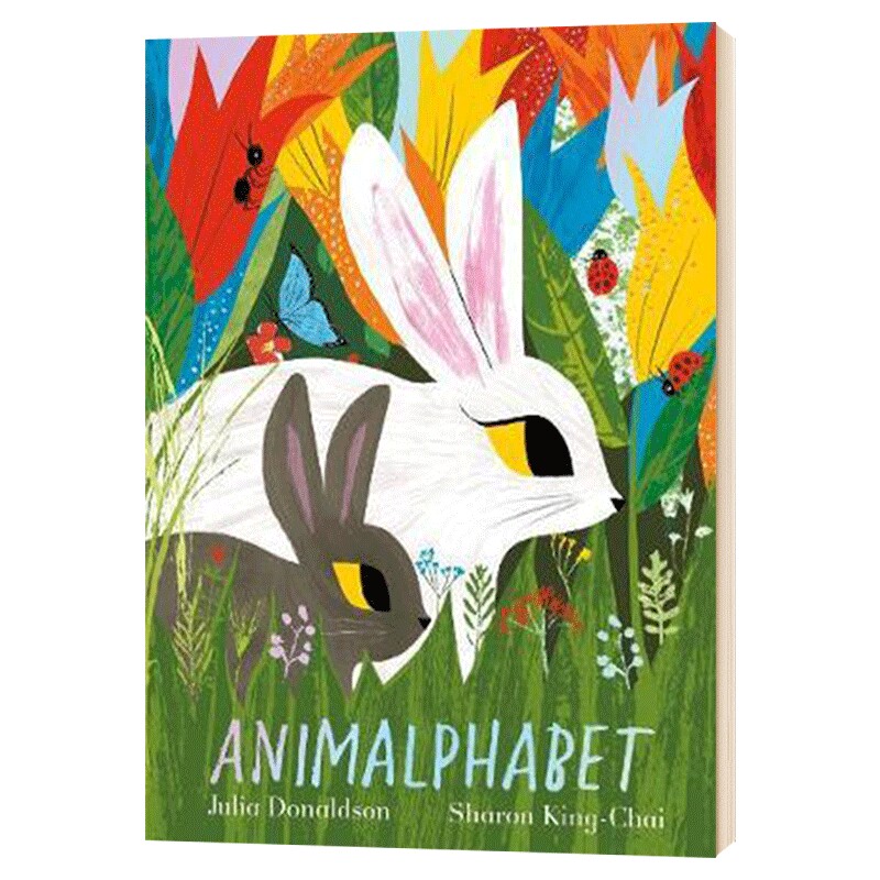字母动物 Animalphabet 英文原版绘本 ABC动物猜谜游戏 儿童认知早教图画故事 进口英语书 畅销书咕噜牛作者 朱莉娅唐纳森