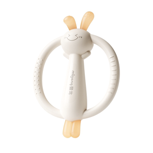 曼龙牙胶婴儿磨牙棒小月龄宝宝咬咬胶口欲期手握可啃咬防吃手神器