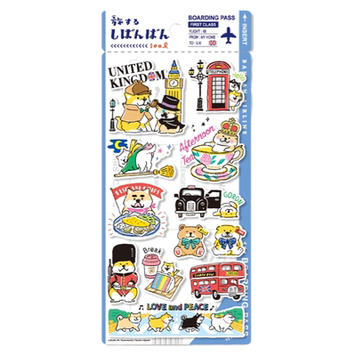 mindwave贴纸柴犬旅行日记