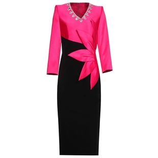 创意狐小礼服平时可穿洋装名媛聚会晚宴主持人气质演出服连衣裙女