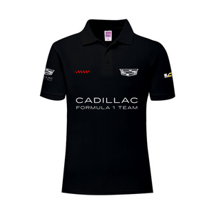 2026凯迪拉克F1车队方程式赛车服汽车迷服polo衫男女翻领短袖T恤