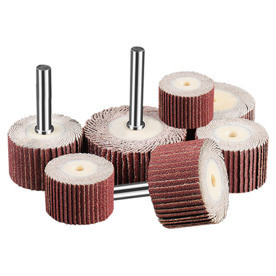 活柄百叶轮磨头6mm砂纸3025细目