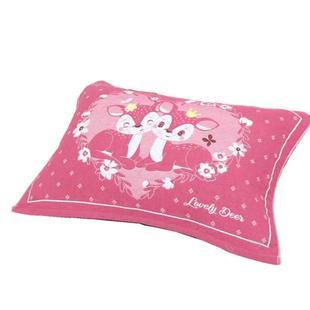 枕巾三层纱布棉枕巾一对装学生可爱卡通家用加大四季高档成人盖巾