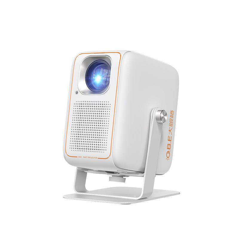 大眼橙c1d高亮版投影仪卧室投墙超高清1080P智能家庭影院客厅学生宿舍投影机4K解码手机无线投屏投墙上看电影