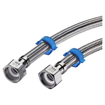 九牧王加厚304不锈钢编织软管