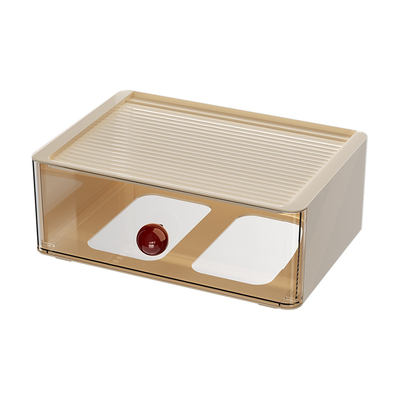 大容量桌面文具防尘收纳盒