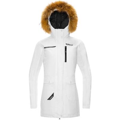 探路者羽绒服女秋冬鸭绒工装外套