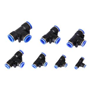 神驰气动spe快速插式t型三通气管接头气源打气泵配件元件