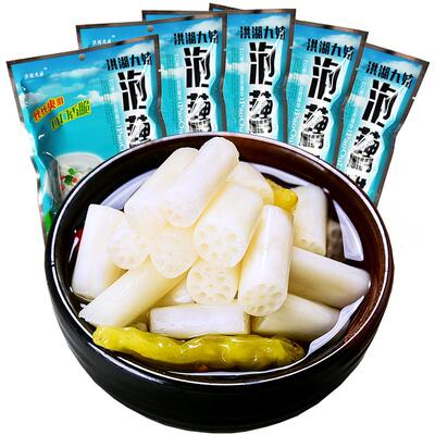 洪湖泡藕带酸辣脆嫩400gX5袋