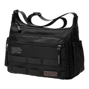 斯帕曼大容量斜挎包男生上班通勤单肩包男牛津布轻便挎包男士背包