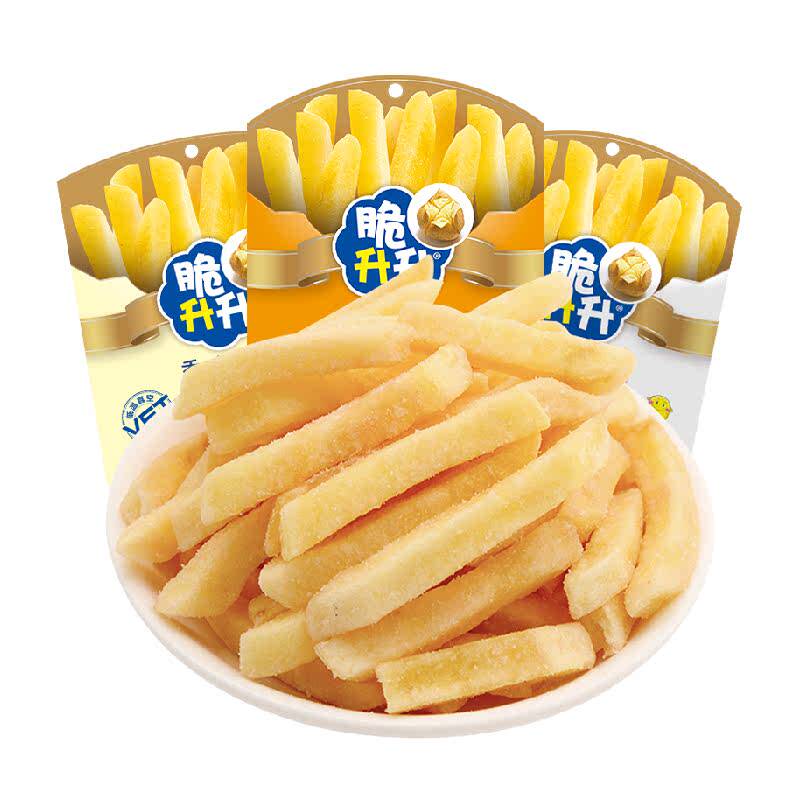 脆升升薯条非膨化追剧零食品薯片饼干出游休闲解馋小吃独立小包装
