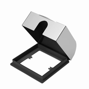 不锈钢防水盒86开关插座保护盒浴室防雨罩户外充电桩卫生间防溅盒