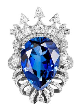 皇冠戒指摩邦珠宝合金时尚