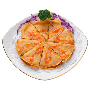 台湾月亮虾饼135g*5片早餐海鲜煎饼小吃酒店餐厅预制菜半成品美食